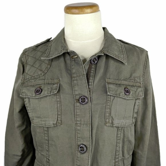 Eddie Bauer Womens Size M Military Style Jacket - Picture 1 of 7